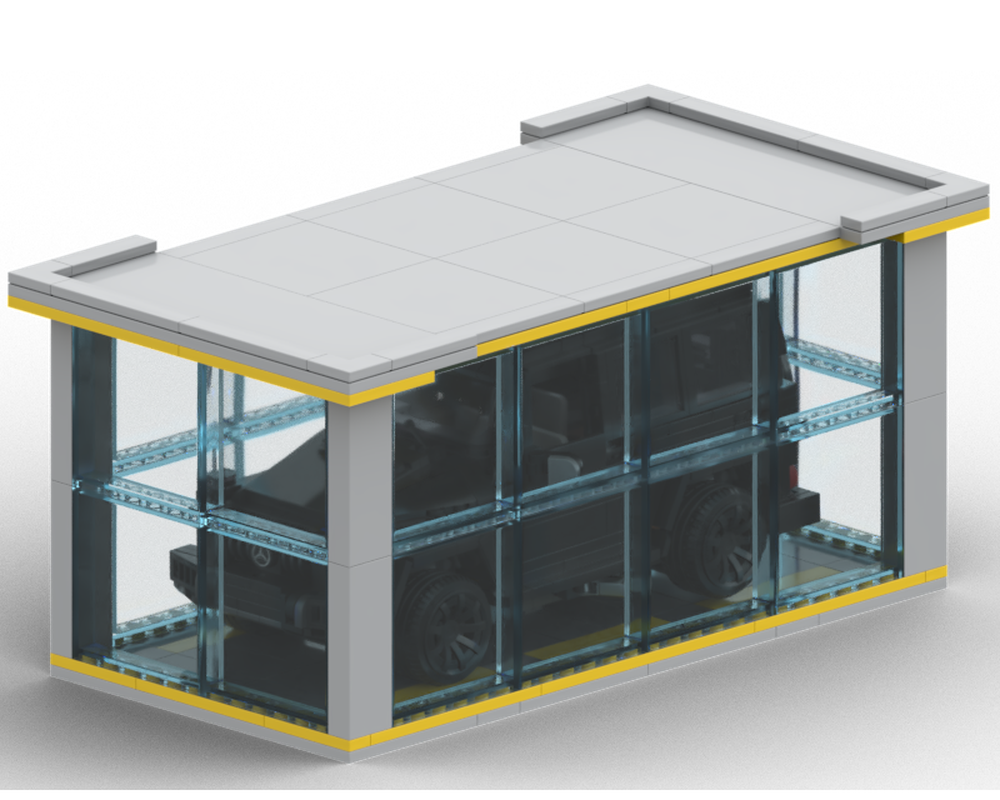 LEGO MOC 1Tainer.A - storage/display stand for Speed Champions models ...