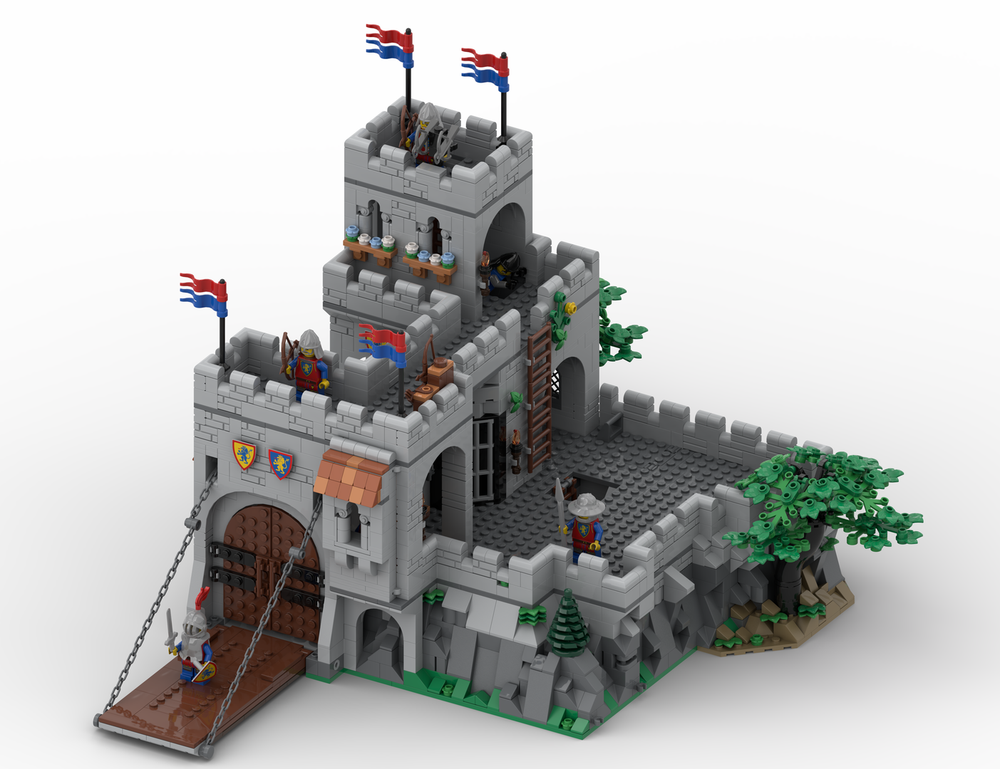 LEGO MOC Lion Knights Royal Citadel by AvrahamyG15 | Rebrickable ...