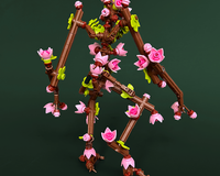 LEGO MOC Cherry Blossom Monster by PaulvilleMOCs | Rebrickable