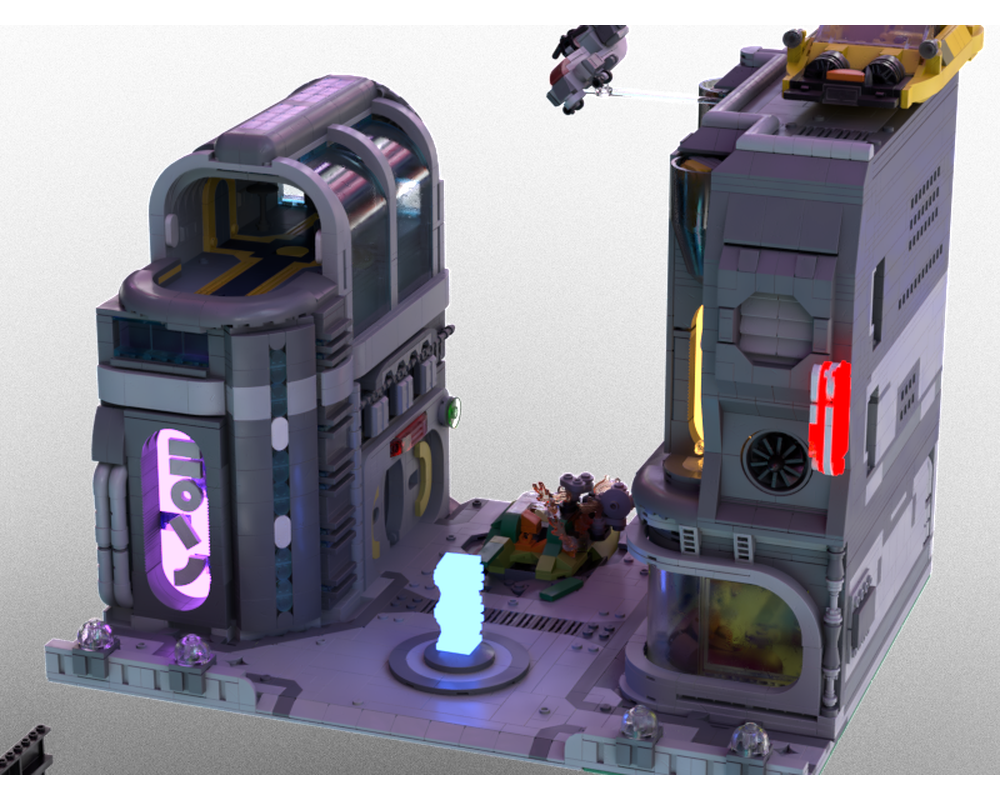 LEGO MOC-193365 Coruscant Uscru Entertainment District Modular by Dex ...