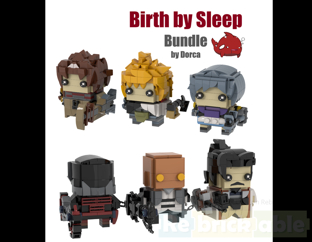 LEGO MOC Birth by Sleep Brickheadz Bundle by Twilight Brix ...