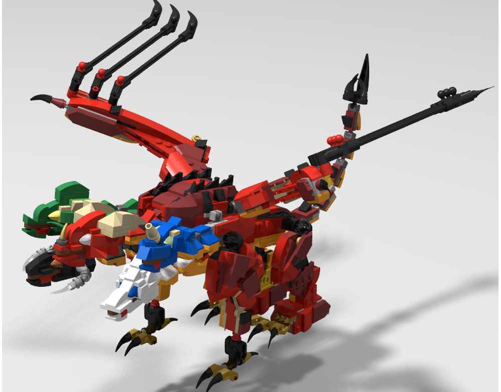 LEGO MOC Tiamat by BardicBricks | Rebrickable - Build with LEGO