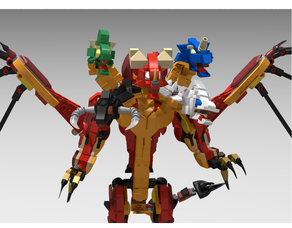 LEGO MOC Tiamat by BardicBricks | Rebrickable - Build with LEGO