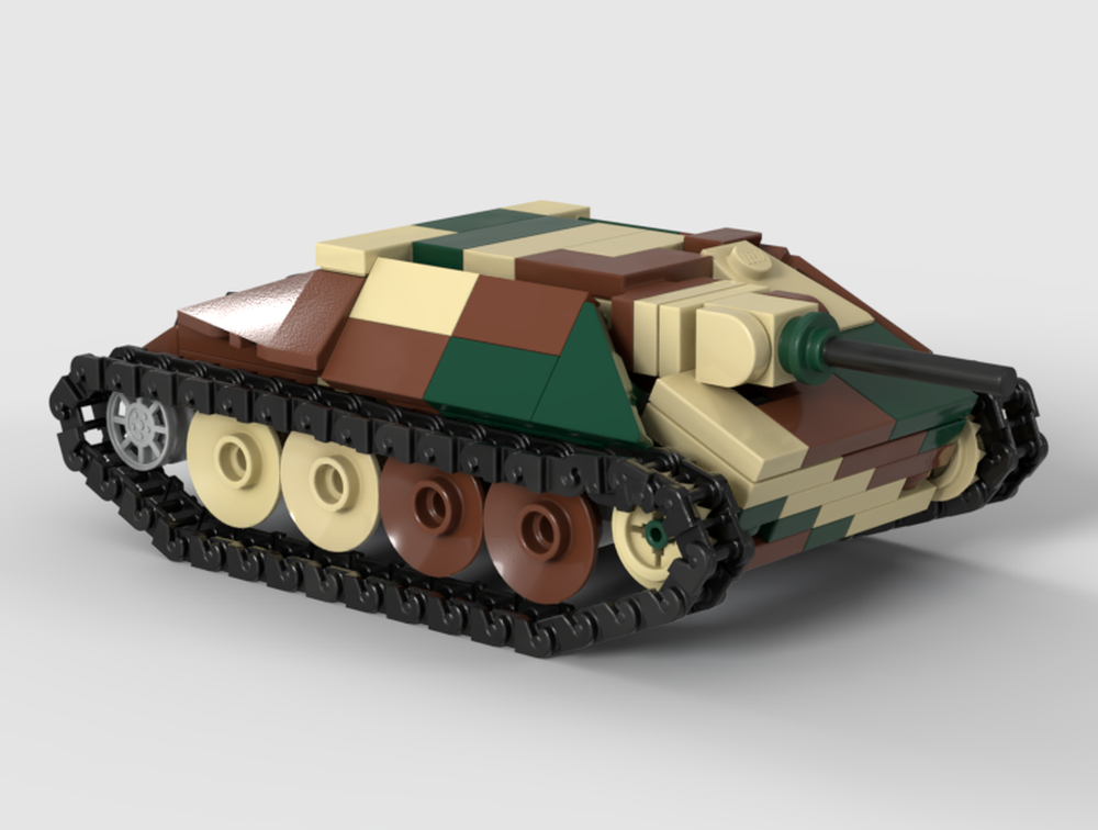 LEGO MOC WW2 Hetzer tank 1:45 scale by BrickMotions6026 | Rebrickable ...