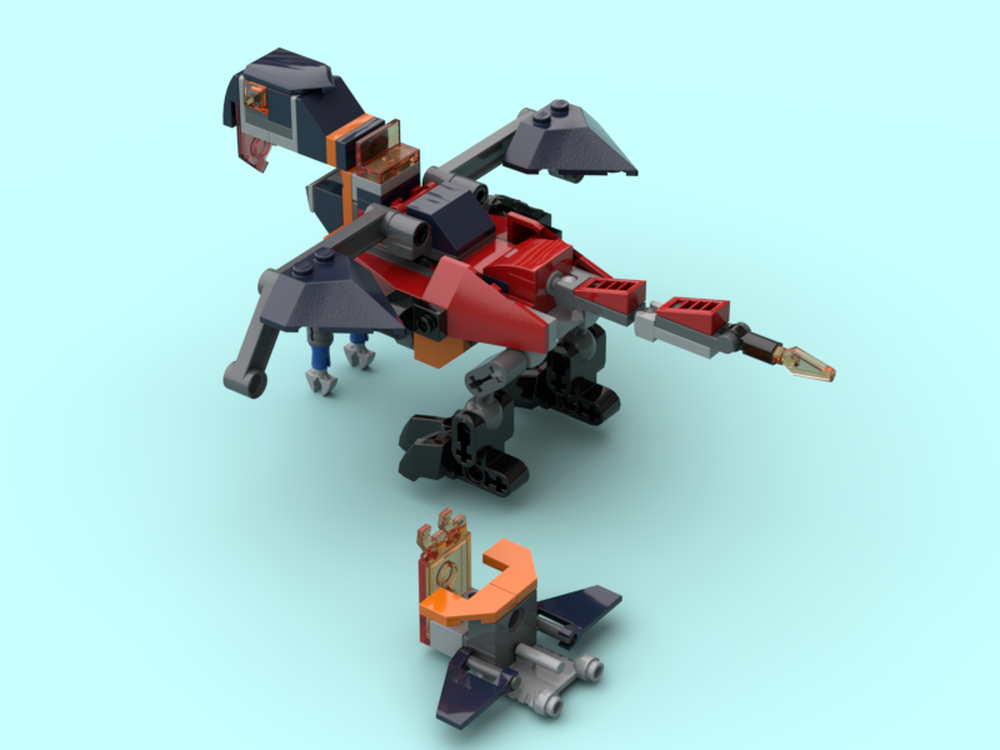 LEGO MOC 70361-MechaGriffin by | Rebrickable - Build with LEGO