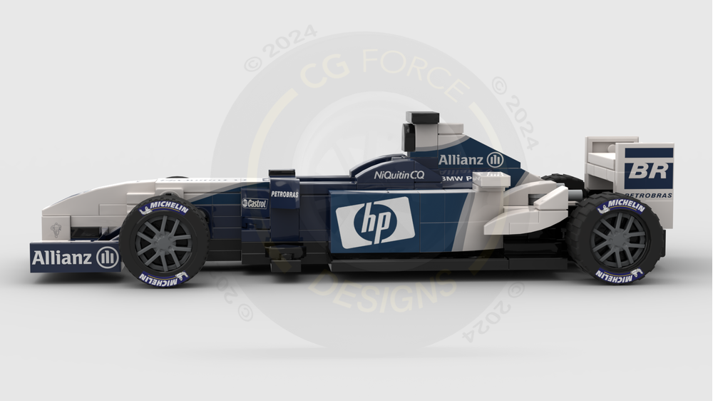 LEGO MOC F1 Williams FW-25 by CGForceDesigns | Rebrickable