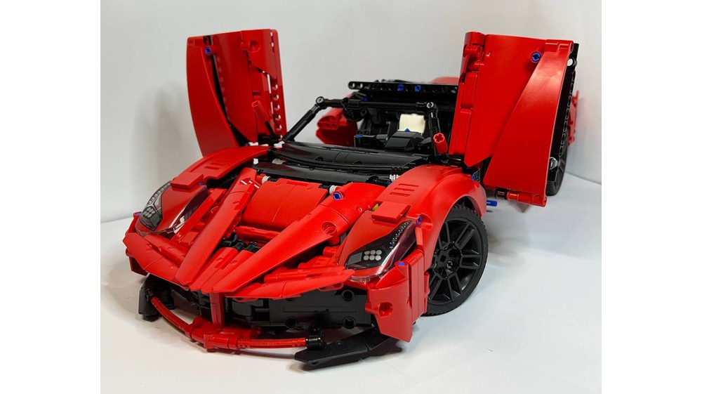 LEGO MOC 42125 Ferrari LaFerrari - 1:10 - alternate build by lemberg ...