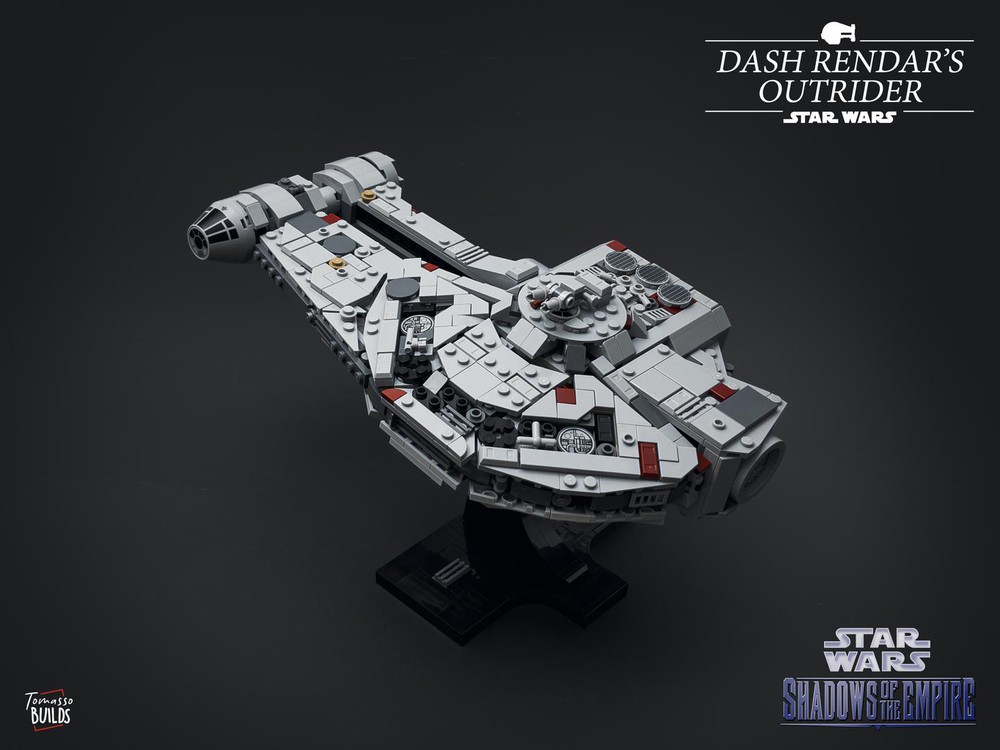 LEGO MOC Dash Rendar's Outrider from 75375 Falcon by Tomasso ...