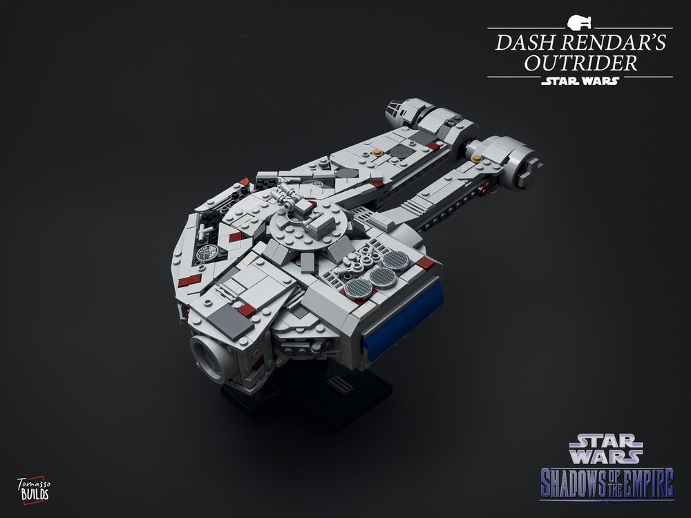 LEGO MOC Dash Rendar's Outrider from 75375 Falcon by Tomasso ...