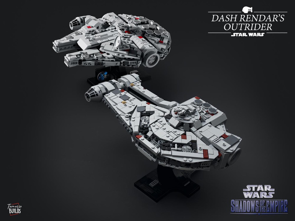 LEGO MOC Dash Rendar's Outrider from 75375 Falcon by Tomasso ...