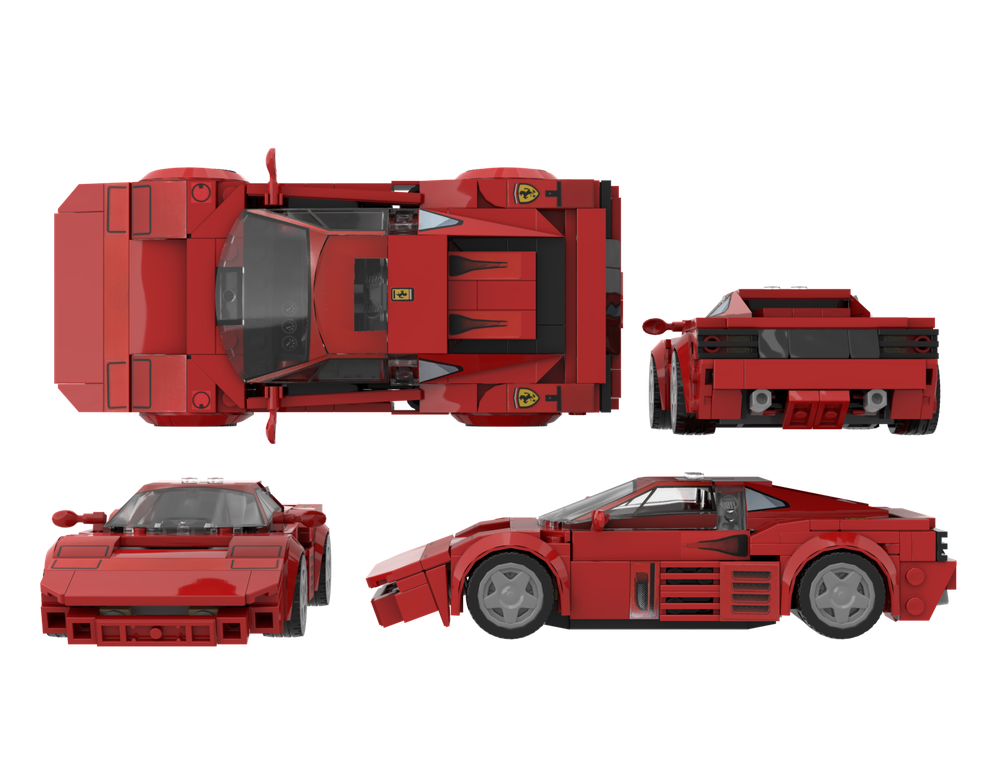LEGO MOC 76934 Testarossa GT by Schwimpy | Rebrickable - Build with LEGO