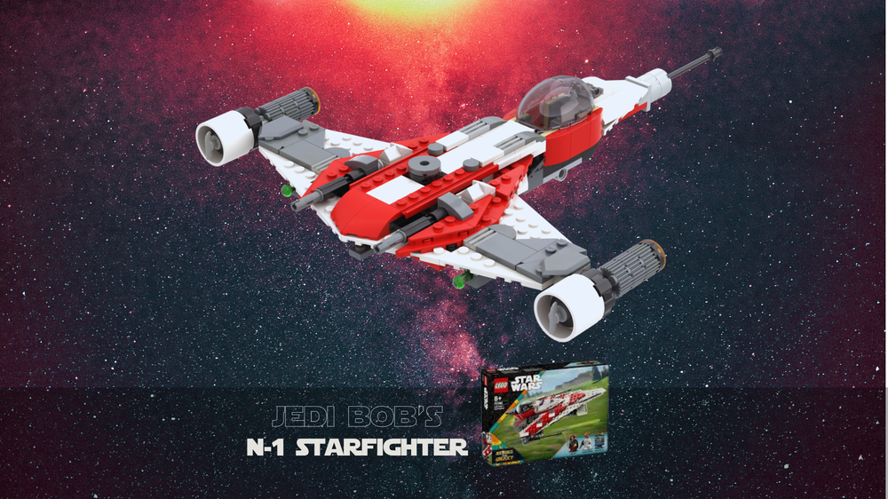 ロード&スター　No.1〜10 LEGO MOC Jedi Bob's N-1 Starfighter - 75388 alternative by