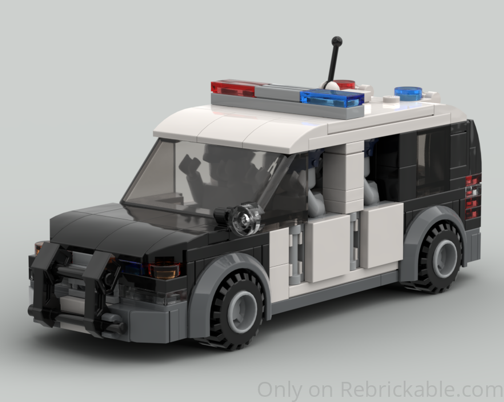 LEGO MOC Chevrolet Suburban Police (6-wide) by Pitzolino | Rebrickable ...