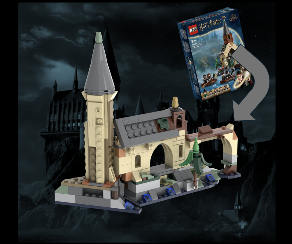 LEGO MOC The Great Tower and Tower Bridge (76426 alternate) by