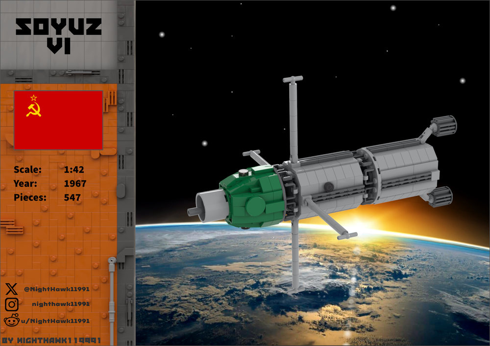 LEGO MOC Soyuz-VI (1:42 Minifig scale) by NightHawk11991 | Rebrickable ...