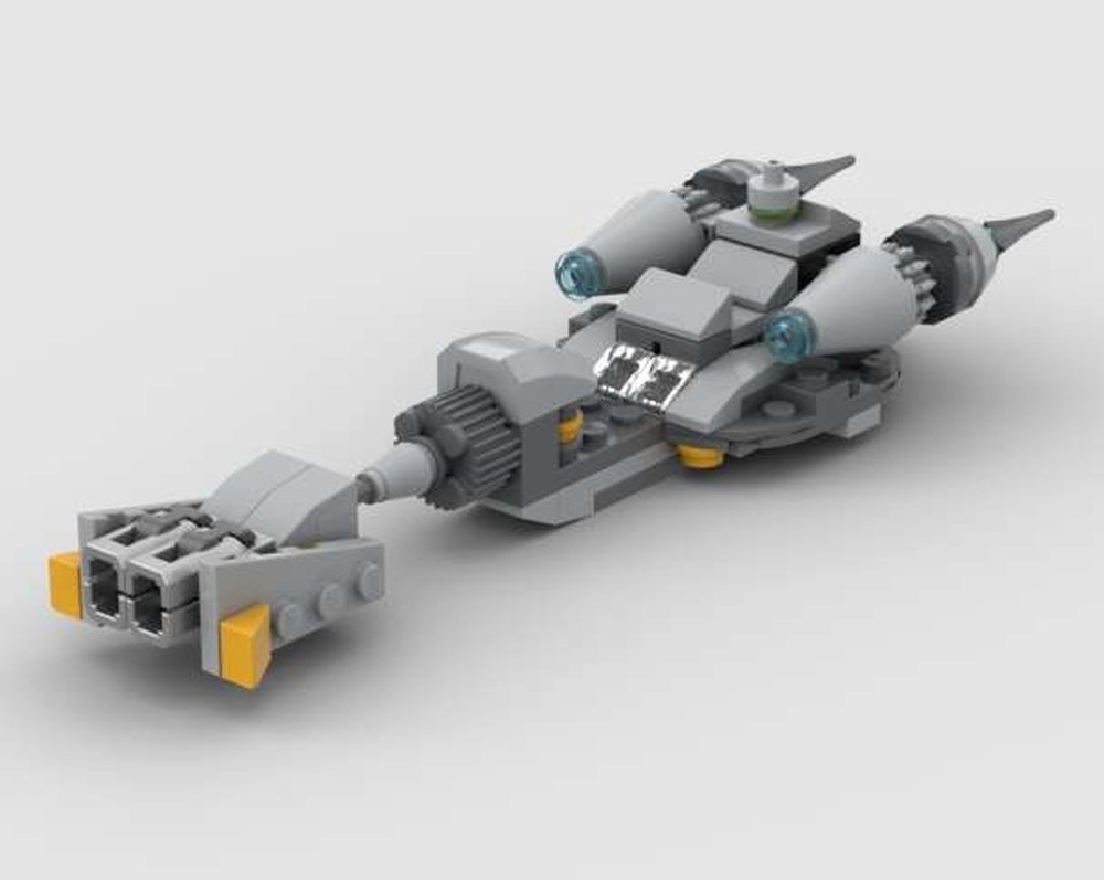 LEGO MOC Din Djarin Speeder Bike (75363 Alt Build) by whttkra