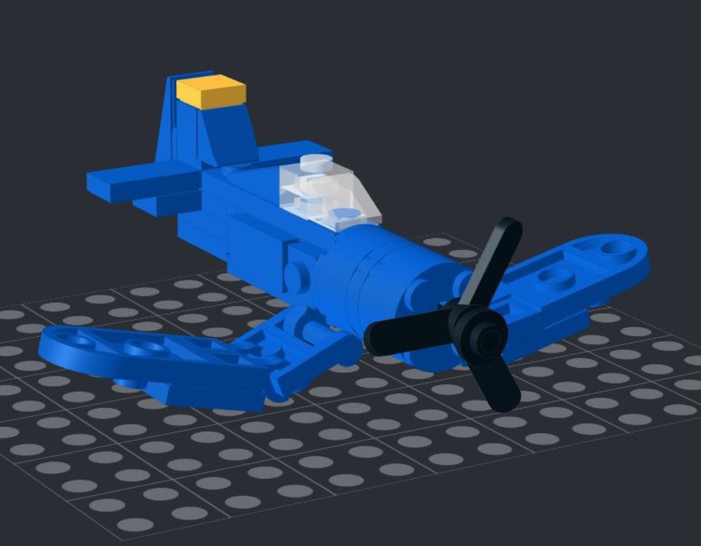 LEGO MOC Vought F4U Corsair by Fighterjetfan15 | Rebrickable - Build ...