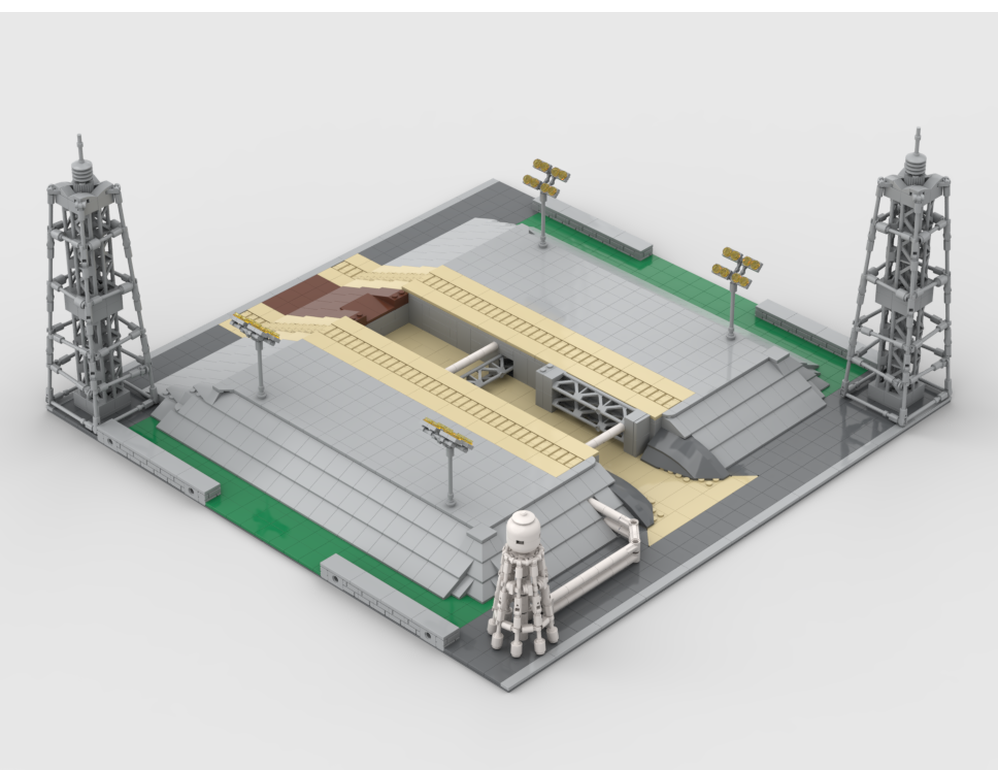 LEGO MOC Modular NASA Artemis Space Launch System - Display for