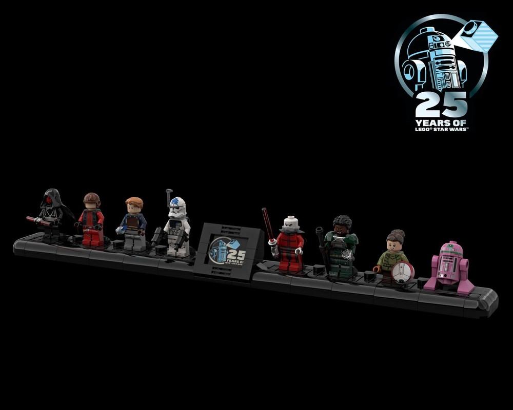 LEGO MOC-193962 25th Anniversary Display Stand by Tubi_Rock_V