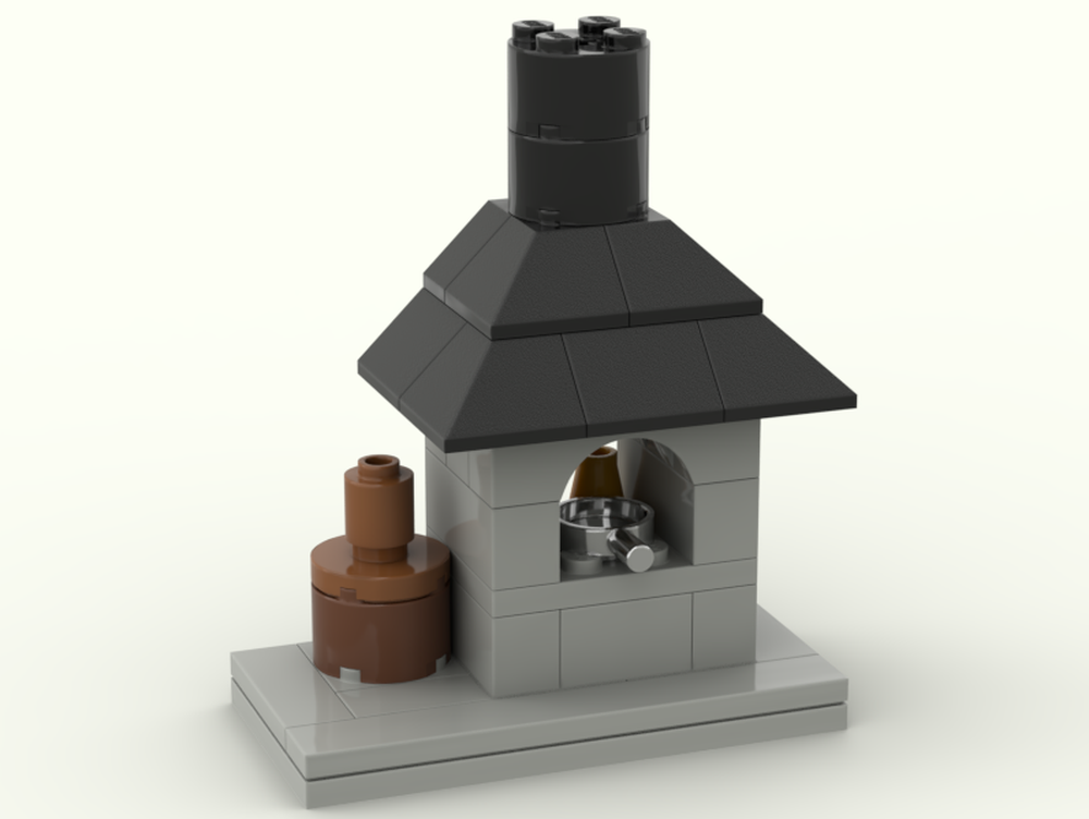 LEGO MOC Wood Stove by GlueEater | Rebrickable - Build with LEGO