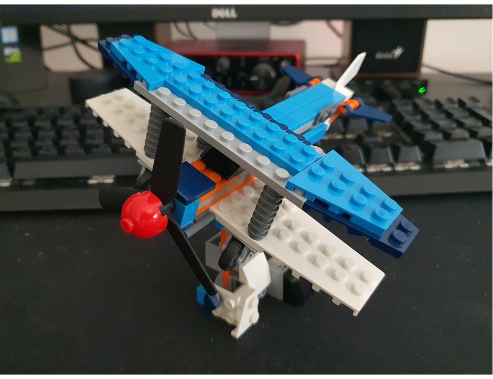 LEGO MOC Biplane by Nyangire | Rebrickable - Build with LEGO