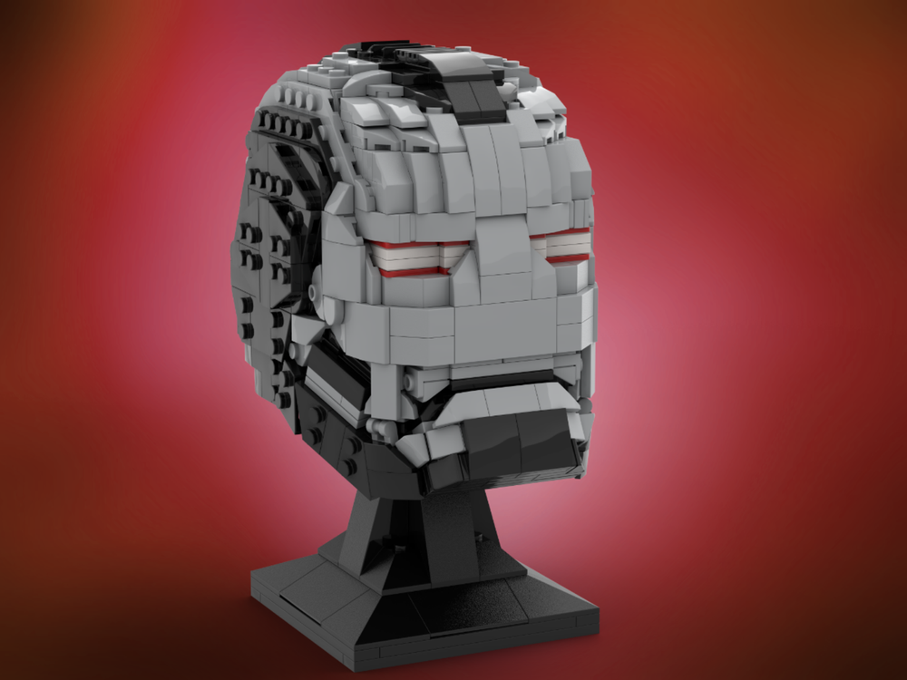 LEGO MOC War Machine Helmet by Ant0noo | Rebrickable - Build with LEGO