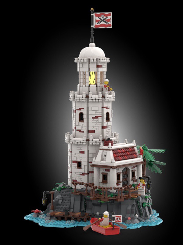 LEGO MOC Royal Lighthouse by Mikey_Brickalloti | Rebrickable - Build ...