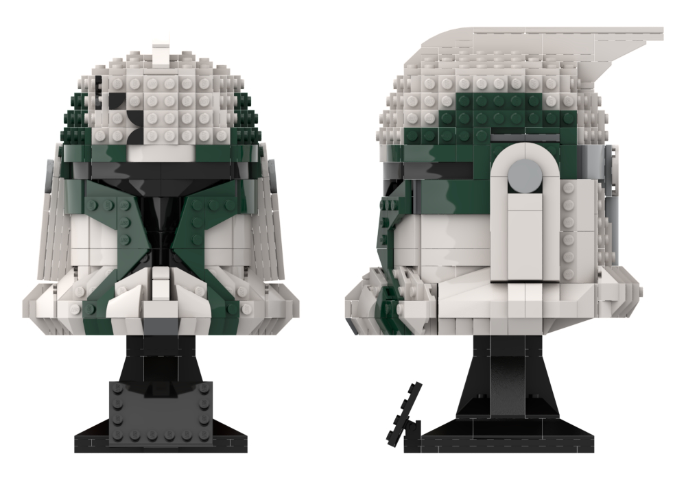 LEGO MOC 41st Elite Corps (Green Company) Phase 1 Helmet Bundle by ...