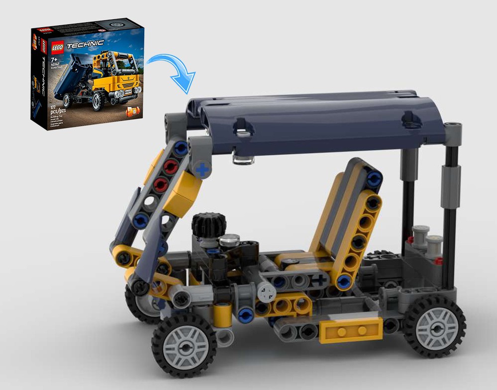 LEGO MOC Golf Car 42147 Alternative by ErikGS | Rebrickable - Build ...