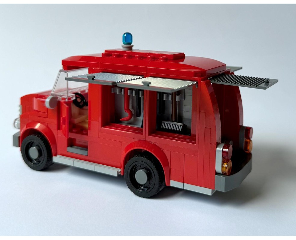 LEGO MOC Fire Engine by HDbrix | Rebrickable - Build with LEGO