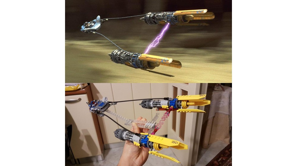 LEGO MOC Anakin's Podracer Display Model by giamax74 | Rebrickable ...