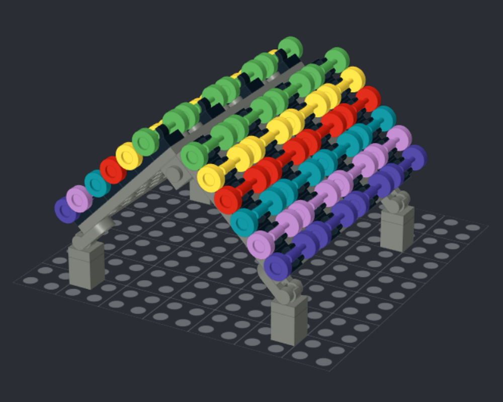 LEGO MOC-194254 A Dumbell Rack by Grecindueye | Rebrickable - Build ...