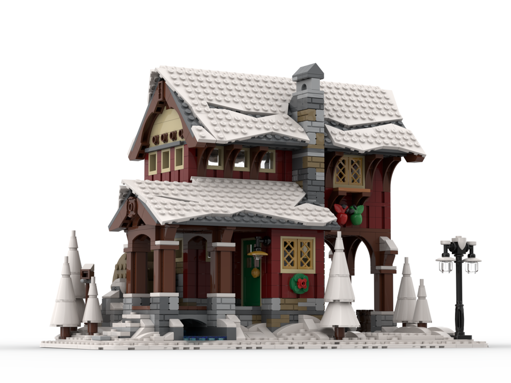 fortvivlelse Gøre en indsats Vedhæft til LEGO MOC Winter Village Cider Mill by Miro | Rebrickable - Build with LEGO