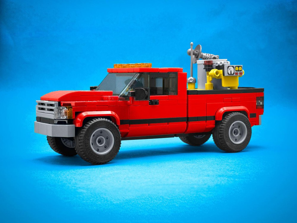 LEGO MOC Dodge Ram from Twister by IBrickedItUp Rebrickable Build with LEGO