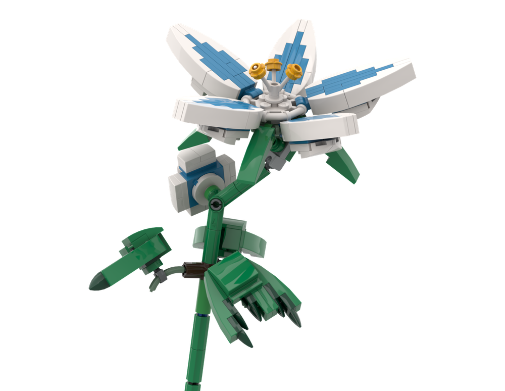 LEGO MOC Silent Princess Flower by octane thermoplastic