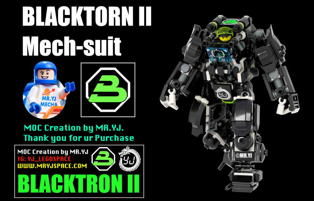 LEGO MOC 【Blacktron II Mech-Suit】 for SPACE-SUPERSTAR by MR.YJ ...