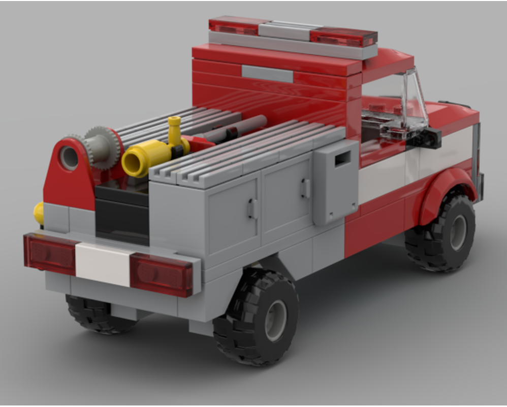 LEGO MOC Fire Department Brush Truck by leeggoo_Creator | Rebrickable ...