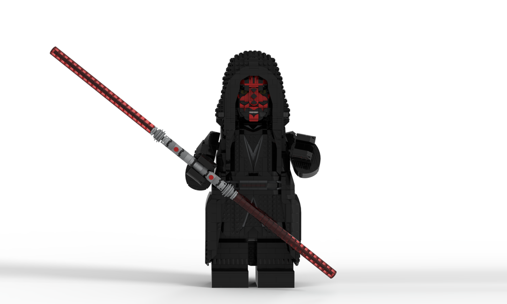 LEGO MOC Darth Maul Megafigure by Rebrickable Build