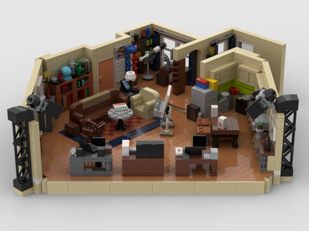 LEGO MOC The Big Bang Theory Apartment 4A by Bricckoli Rebrickable Build with LEGO