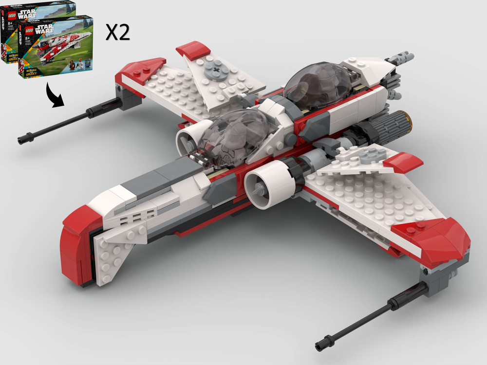 LEGO MOC ARC-170 Starfighter - Alternate Build of 2 x 75388 Bob's ...