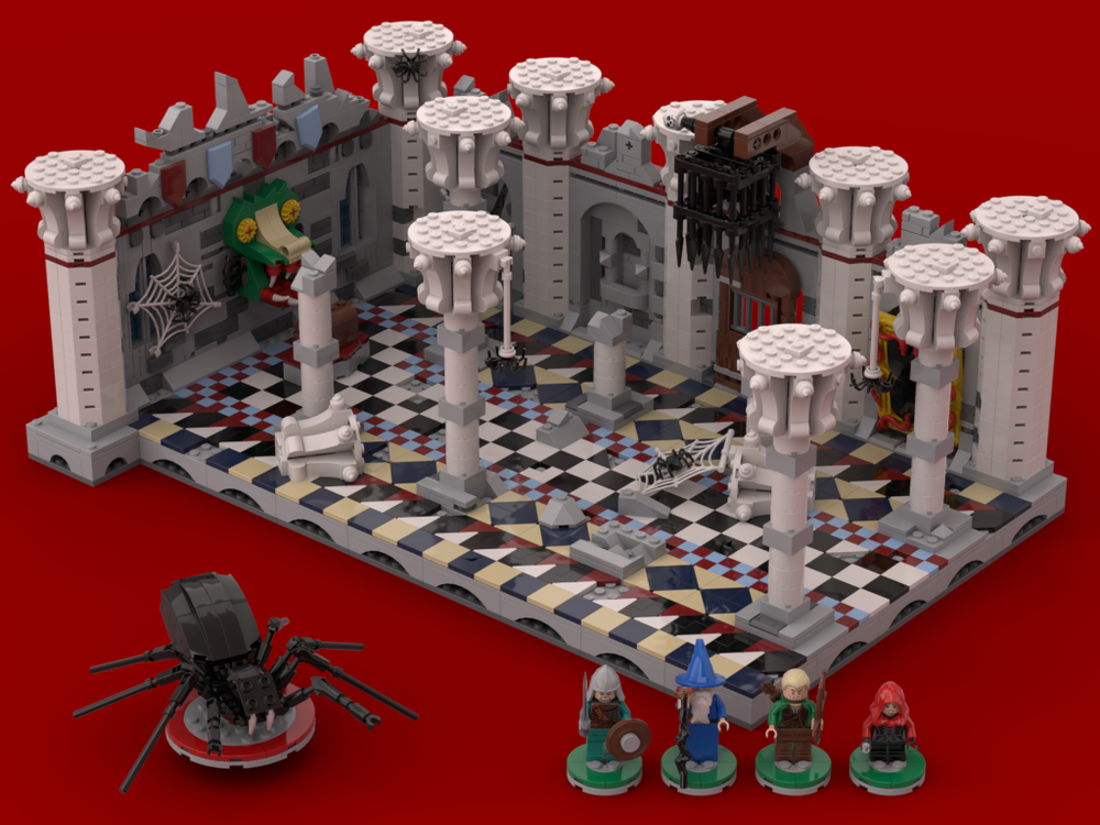 LEGO MOC Dungeon with Traps by symbioza | Rebrickable - Build with LEGO