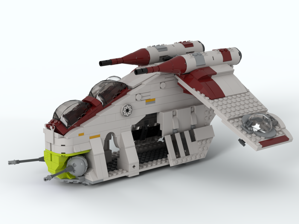 LEGO MOC-194569 Republic Gunship details variant - listing parts by ...