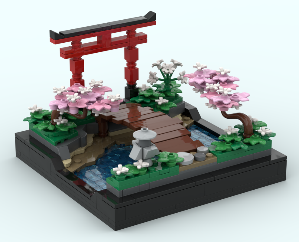 Japanese Torii Gate — Johns Brickworld