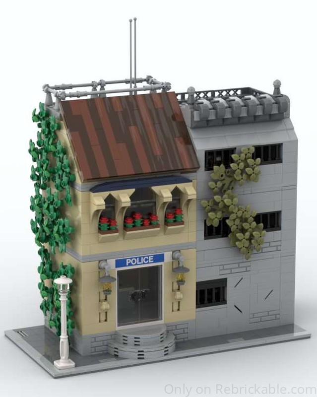 LEGO MOC Police Station by Imperial.Lego | Rebrickable - Build with LEGO