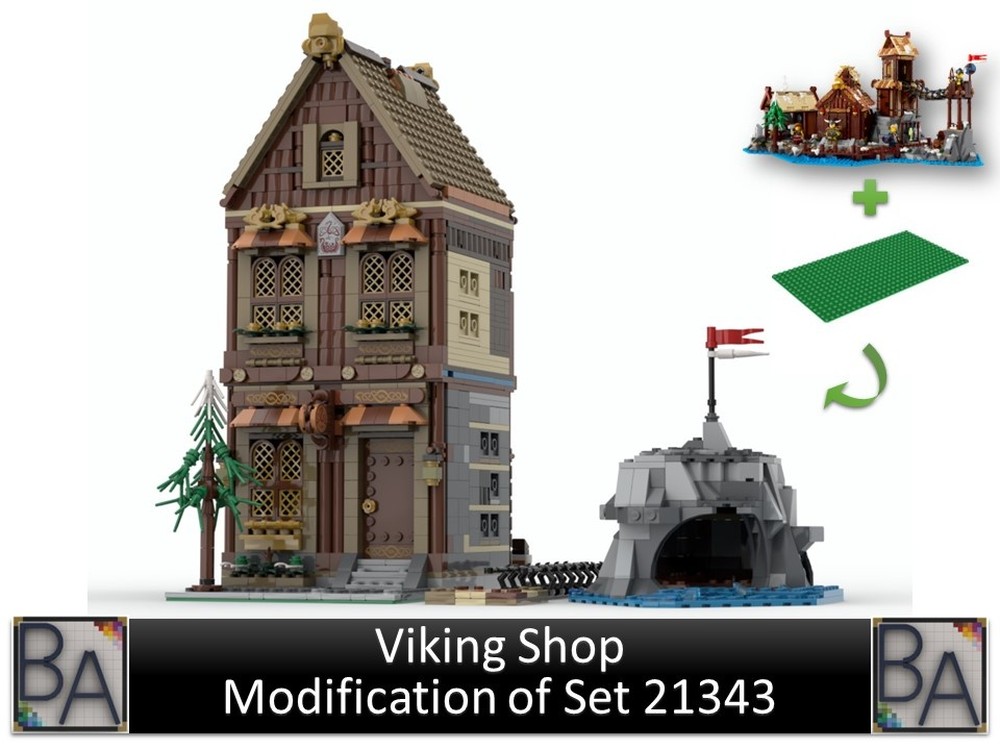 LEGO MOC Viking Shop - Modification of Set 21343 by Brick Artisan