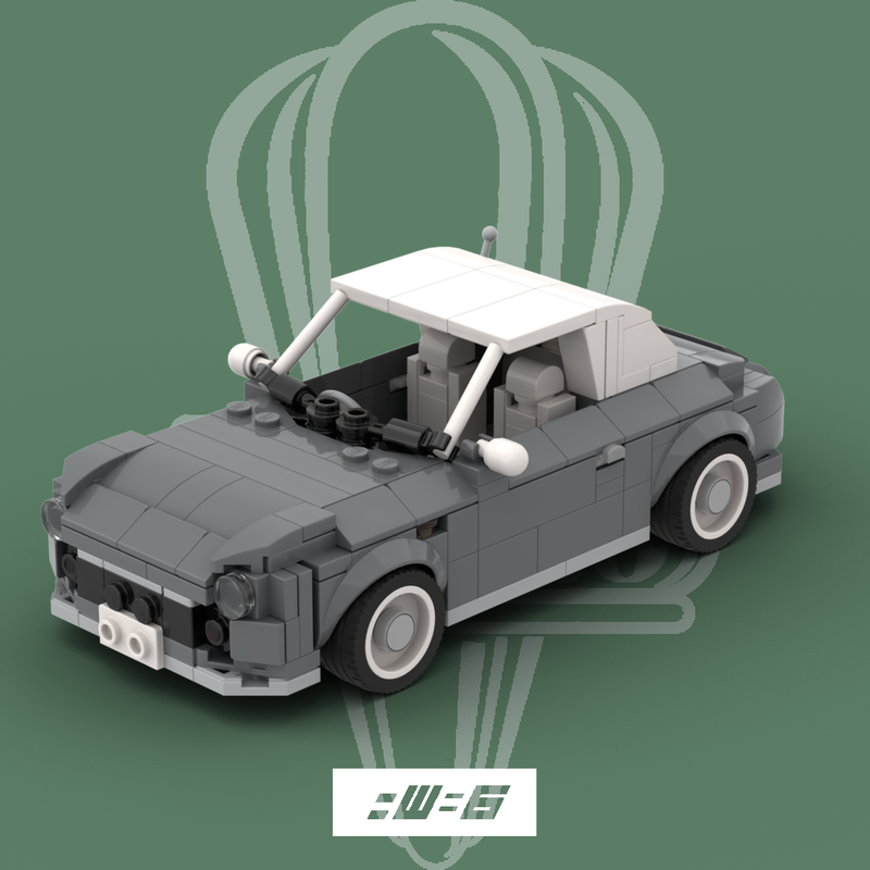 LEGO MOC Nissan Figaro (Dark bluish gray) by aw86fred | Rebrickable ...