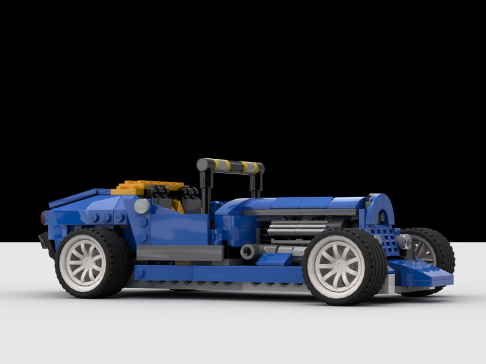 Lego Moc 31070 Hotrod By Muffinbrick Rebrickable Build With Lego