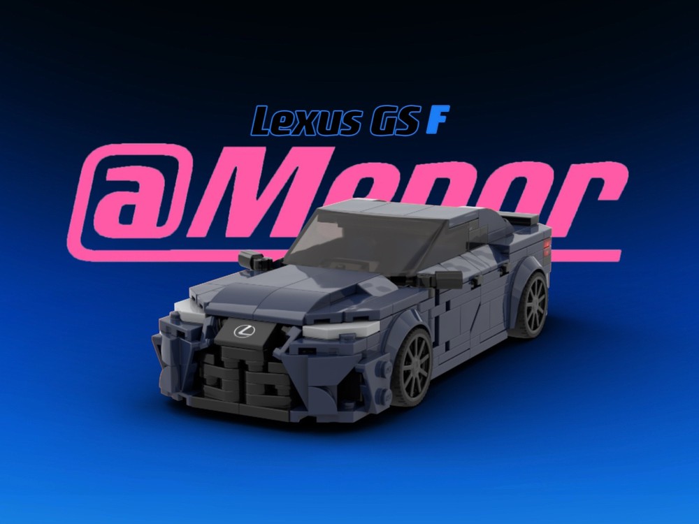 LEGO MOC-194816 Lexus GS F-Sport Dark Blue by Menor | Rebrickable