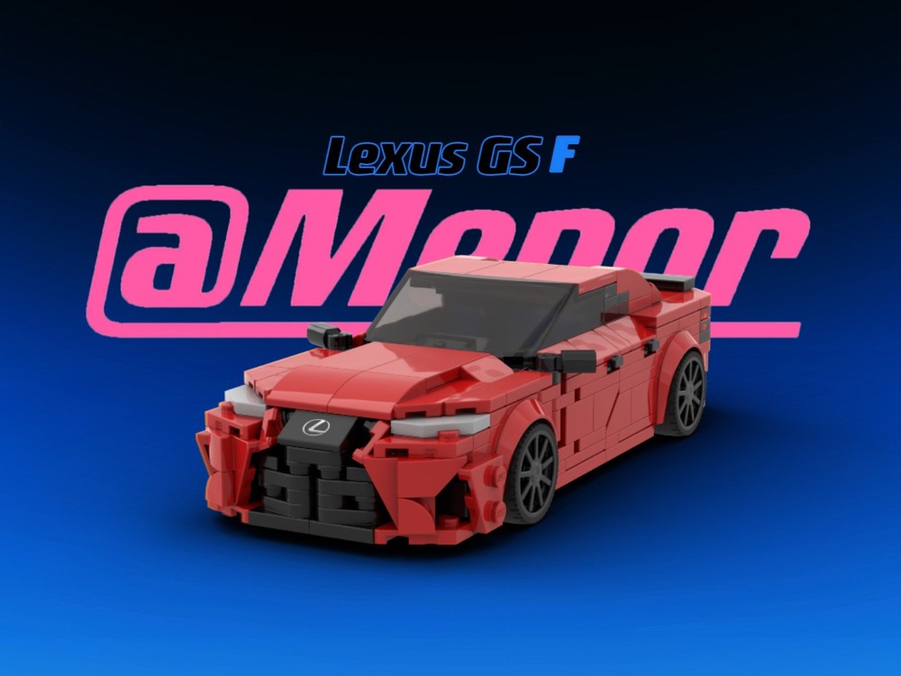 LEGO MOC-194817 Lexus GS F-Sport Red by Menor | Rebrickable
