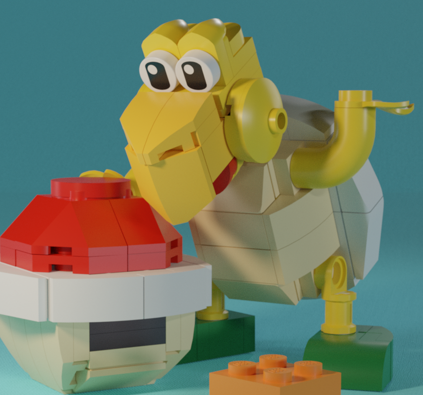 LEGO MOC Koopa Troopa by jheewee | Rebrickable - Build with LEGO